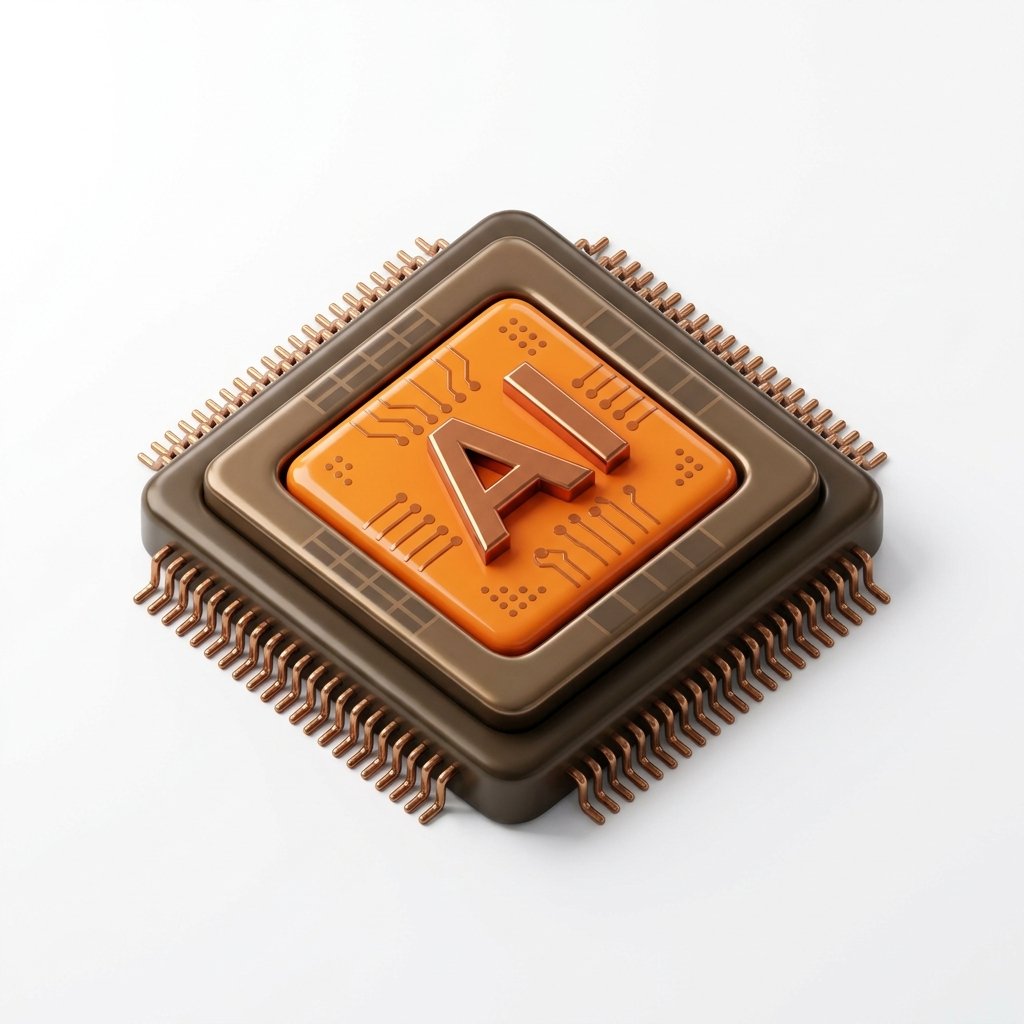 AI Solutions 3D Chip Icon